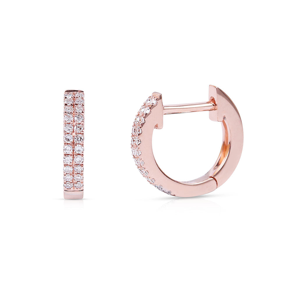 GIGI DOUBLE ROW DIAMOND HUGGIES