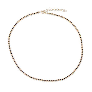 BLACK DIAMOND TENNIS CHOKER