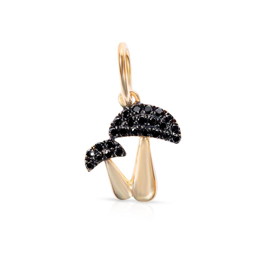 DIAMOND MUSHROOM CHARM