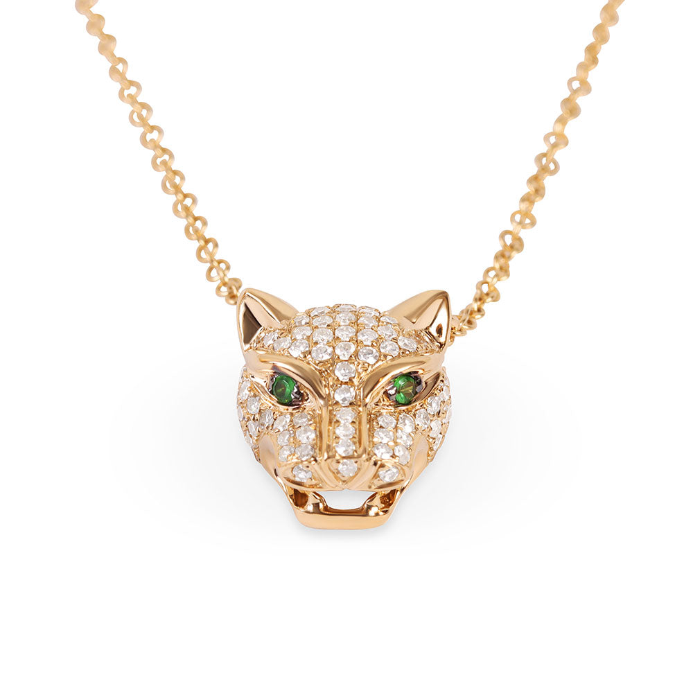 DIAMOND JAGUAR NECKLACE