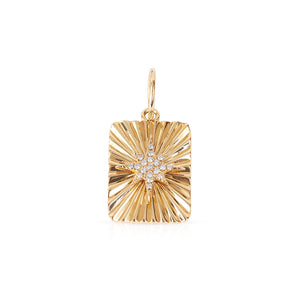 FLUTED 14K GOLD WITH DIAMOND STAR CHARM
Fluted 14K Gold with Diamond Star Charm
14K Gold Fluted Star Charm
Diamond Star Fluted Charm
Fluted Star Charm in 14K Gold
Gold and Diamond Star Charm Pendant
Diamond charm
Fluted charm
Gold charm
Star charm
Fine jewelry
Designer charm
Luxury jewelry
Statement charm
Pendant charm