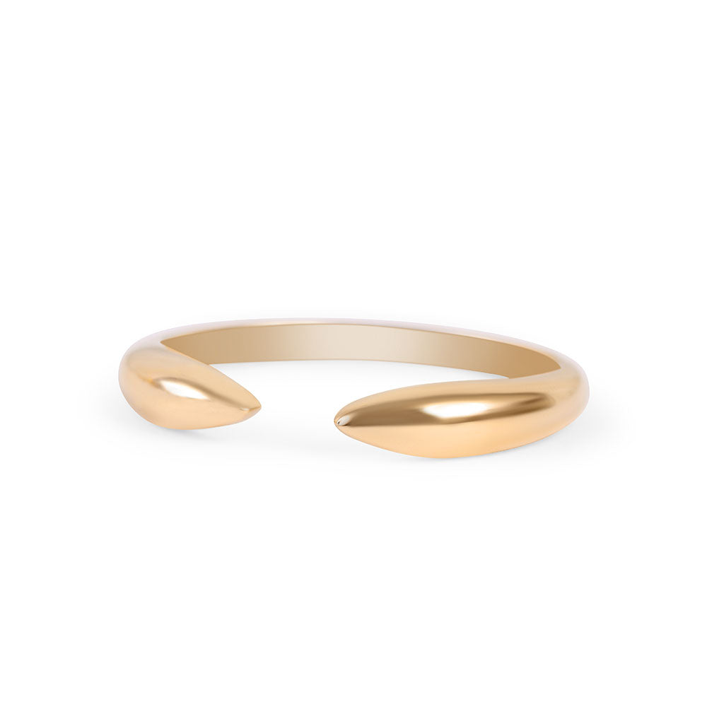 14K GOLD CLAW RING