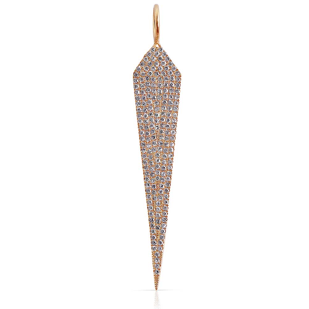 Rose Gold Dagger Pendant