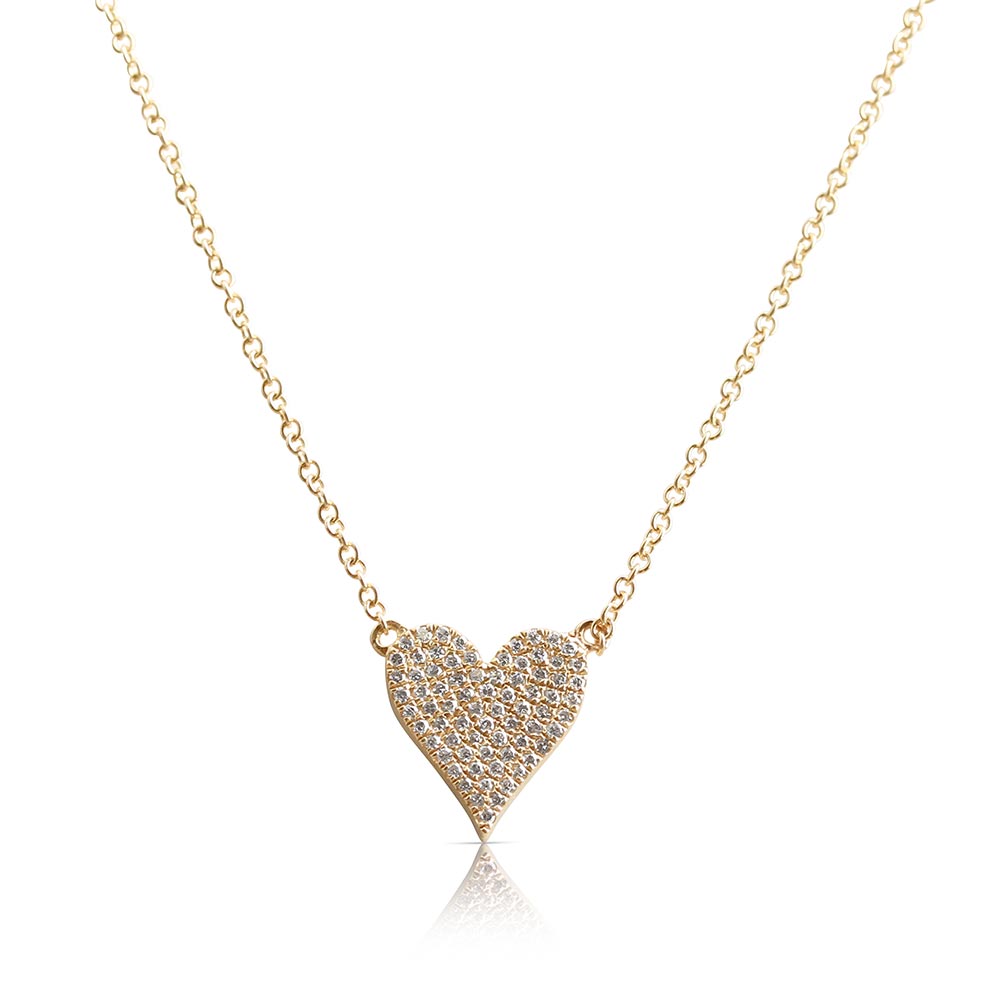 ROXY REVERSIBLE HEART NECKLACE 