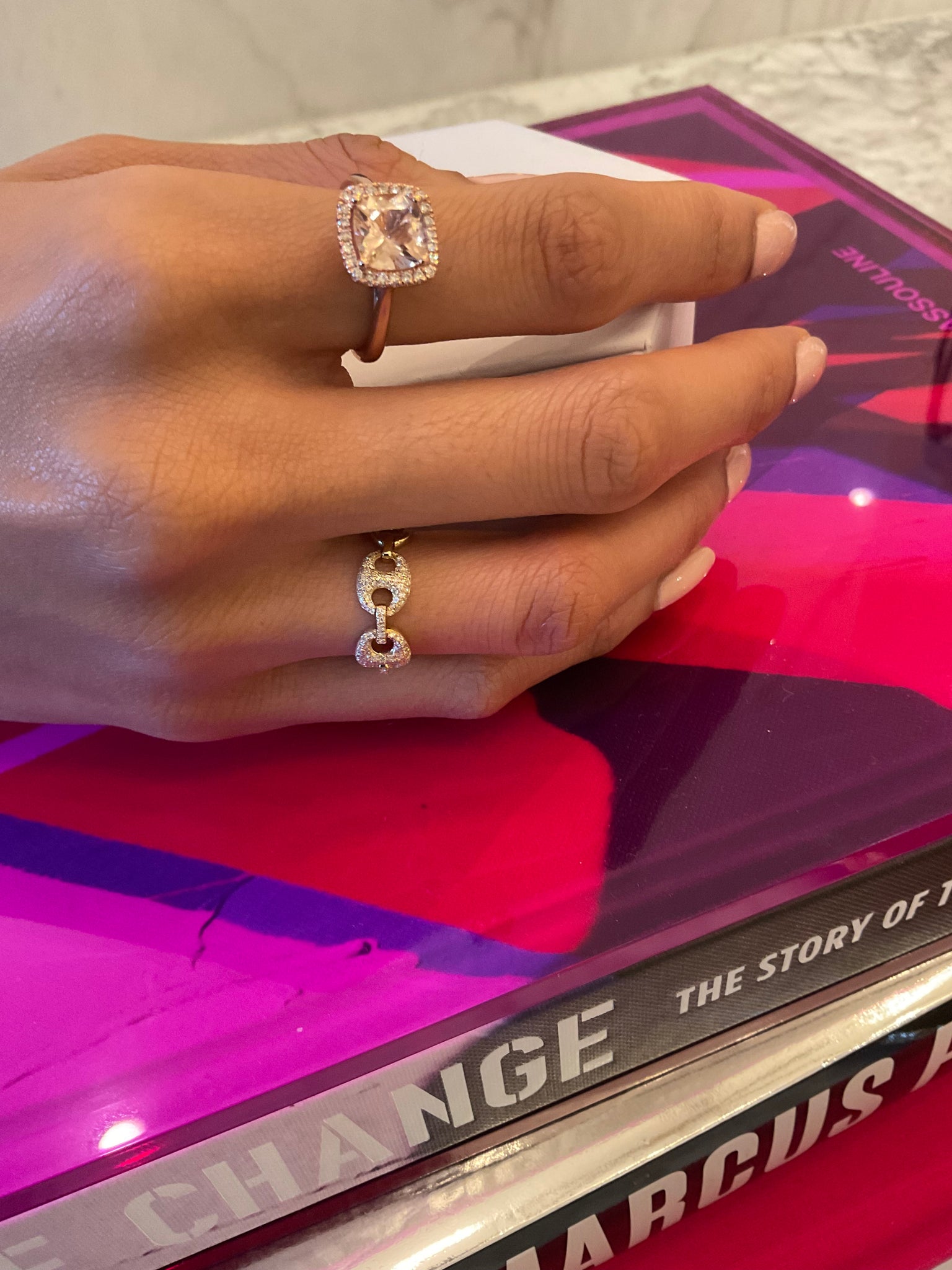DIAMOND MARINER LINK RING