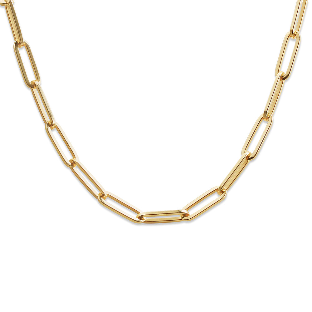 CHUNKY LUXE PAPERCLIP CHAIN