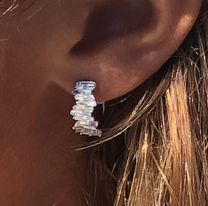 BAGUETTE DIAMOND EARRINGS