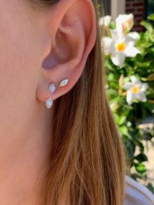 DIAMOND EVIL EYE EARRINGS