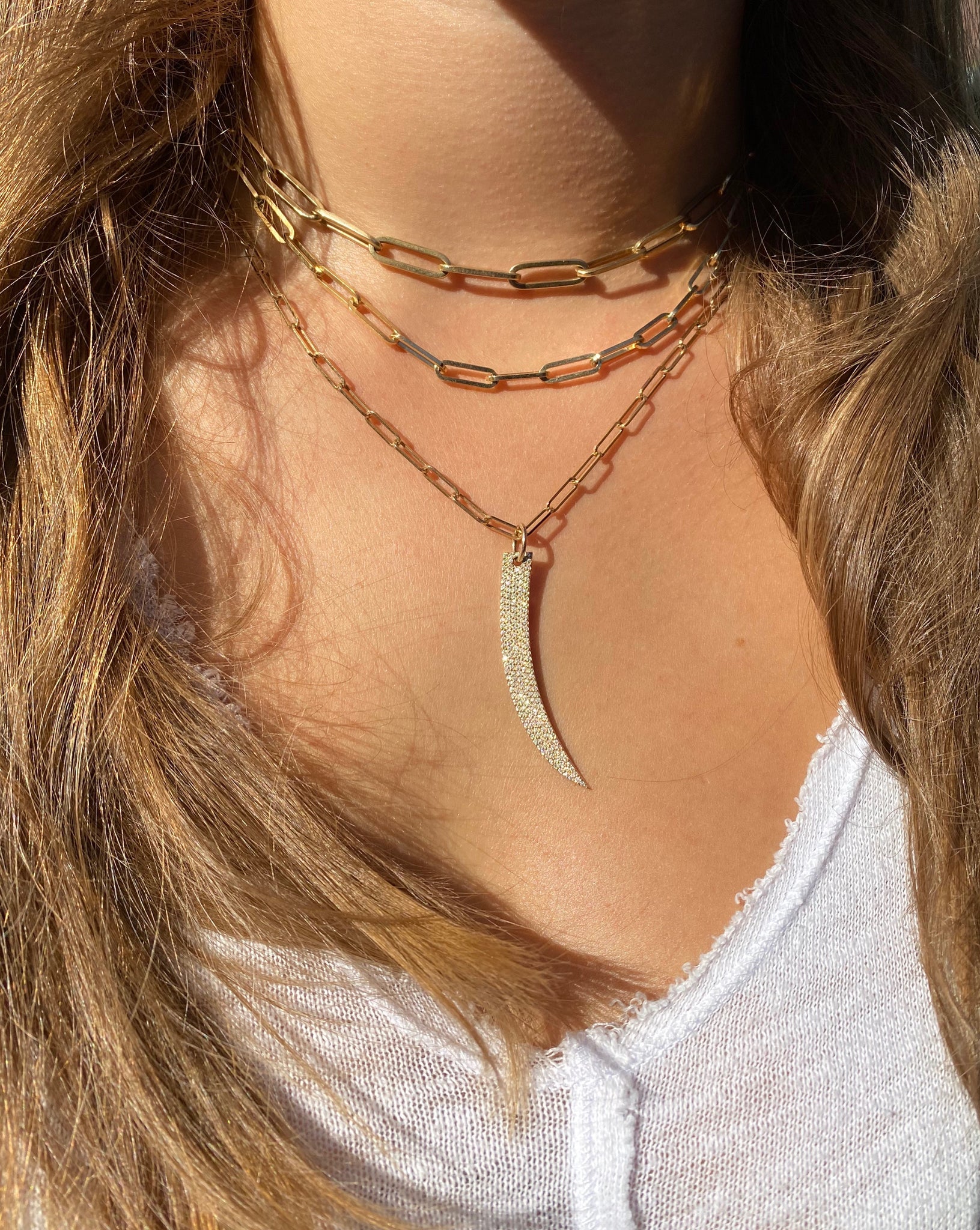 Paperclip chain
Medium chain
Link chain
Gold chain
Designer chain
Fine chain
Minimalist chain
Modern chain
Layering chain
Gold necklace