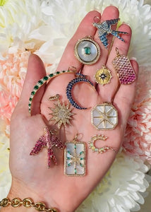 DIAMOND STAR CHARM
Diamond Layered Star Charm
Diamond Star Pendant
Layered Star Charm with Diamonds
Luxury Diamond Layered Star Charm
Diamond-Encrusted Layered Star Pendant
Star charm
Diamond pendant
Layered charm
Fine jewelry
Luxury charm
Designer pendant
Statement jewelry
Celestial jewelry
Custom diamond charm