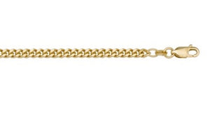 2.00 MM 14K SOLID GOLD CURB LINK CHAIN