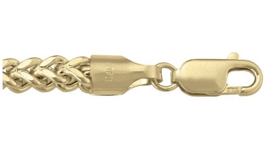 4.4 MM 14K GOLD HOLLOW FRANCO LINK CHAIN