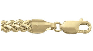 4.4 MM 14K GOLD HOLLOW FRANCO LINK CHAIN