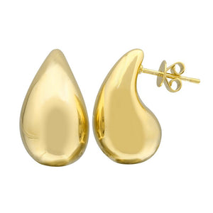 14K GOLD GOLD SCULPTURAL EARRINGS