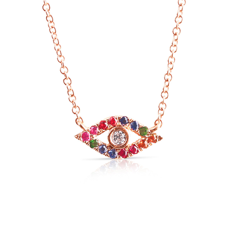 Rainbow evil clearance eye choker