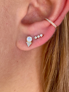 ARIA MOONSTONE AND DIAMOND EARRINGS