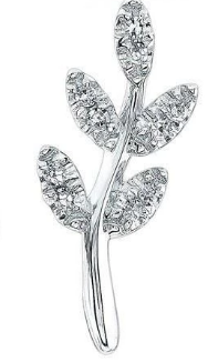 OLIVE BRANCH DIAMOND STUDS