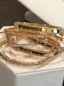 DIAMOND BANGLE STACK