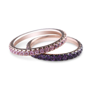 AMETHYST STACKING RING