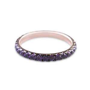 AMETHYST ETERNITY BAND