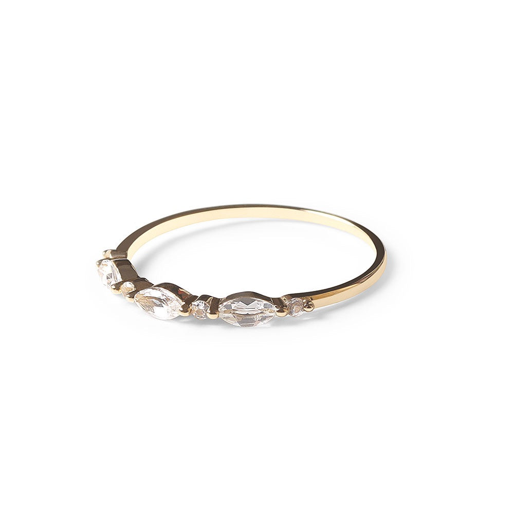 LILA MARQUISE DIAMOND WEDDING BAND