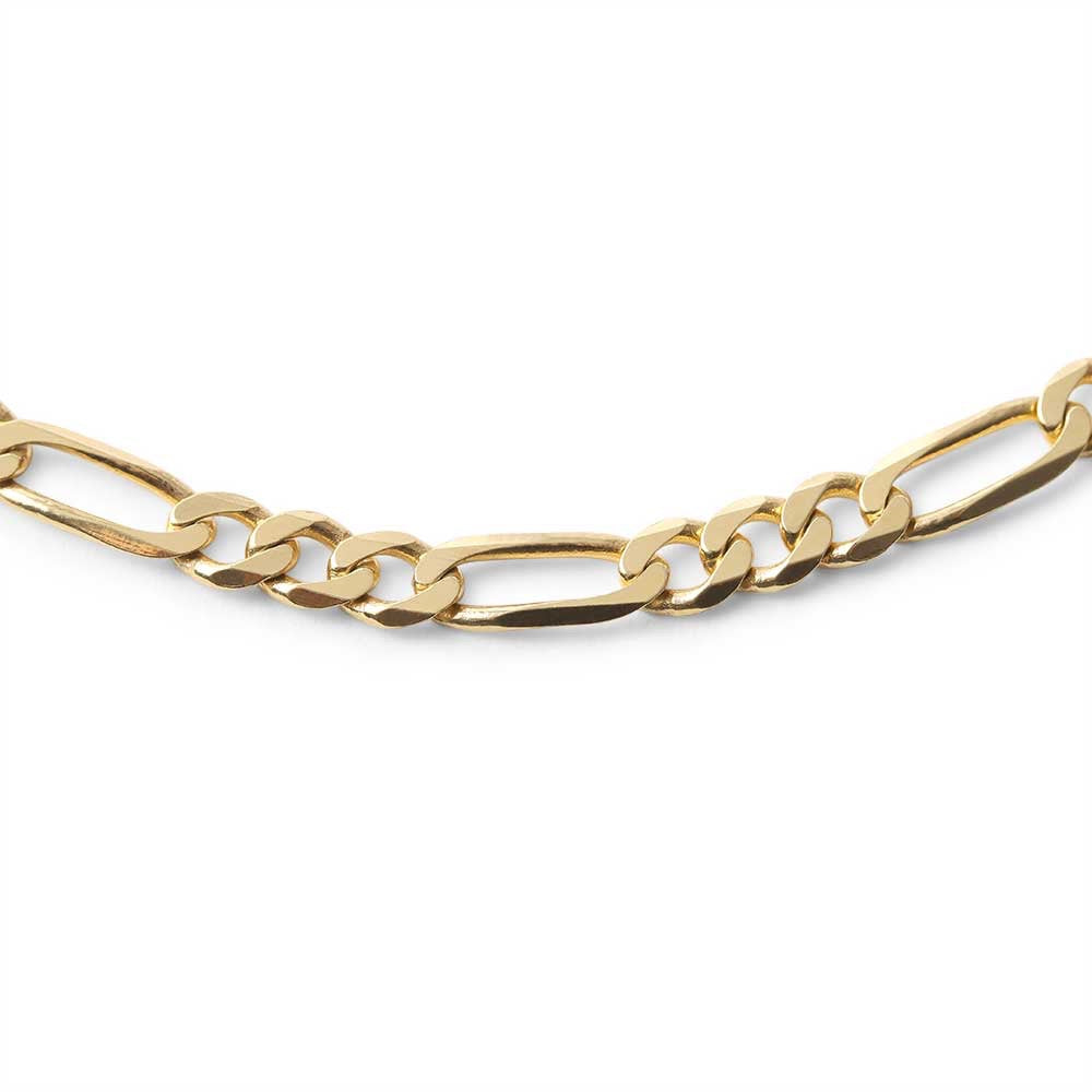 14K SOLID GOLD OPEN LINK CHAIN (3.7MM)