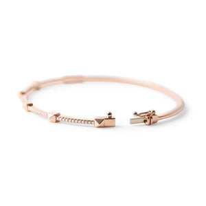 PYRAMID DIAMOND STUD BANGLE