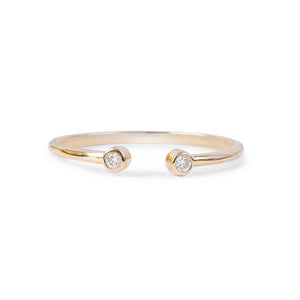 DIAMOND OPEN STACKING RING