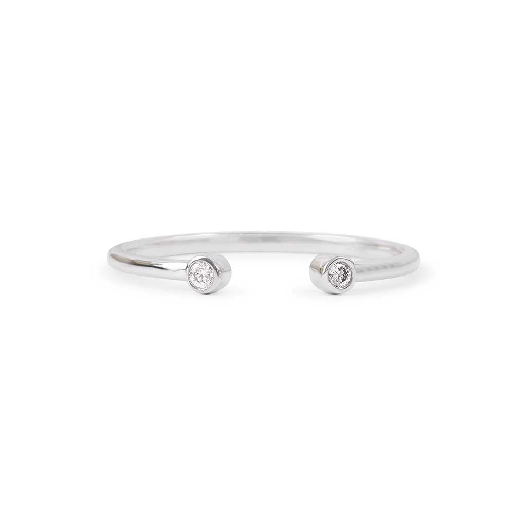 DIAMOND OPEN STACKING RING