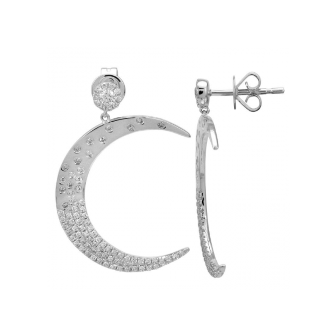 Crescent Moon Drop Earrings 2025