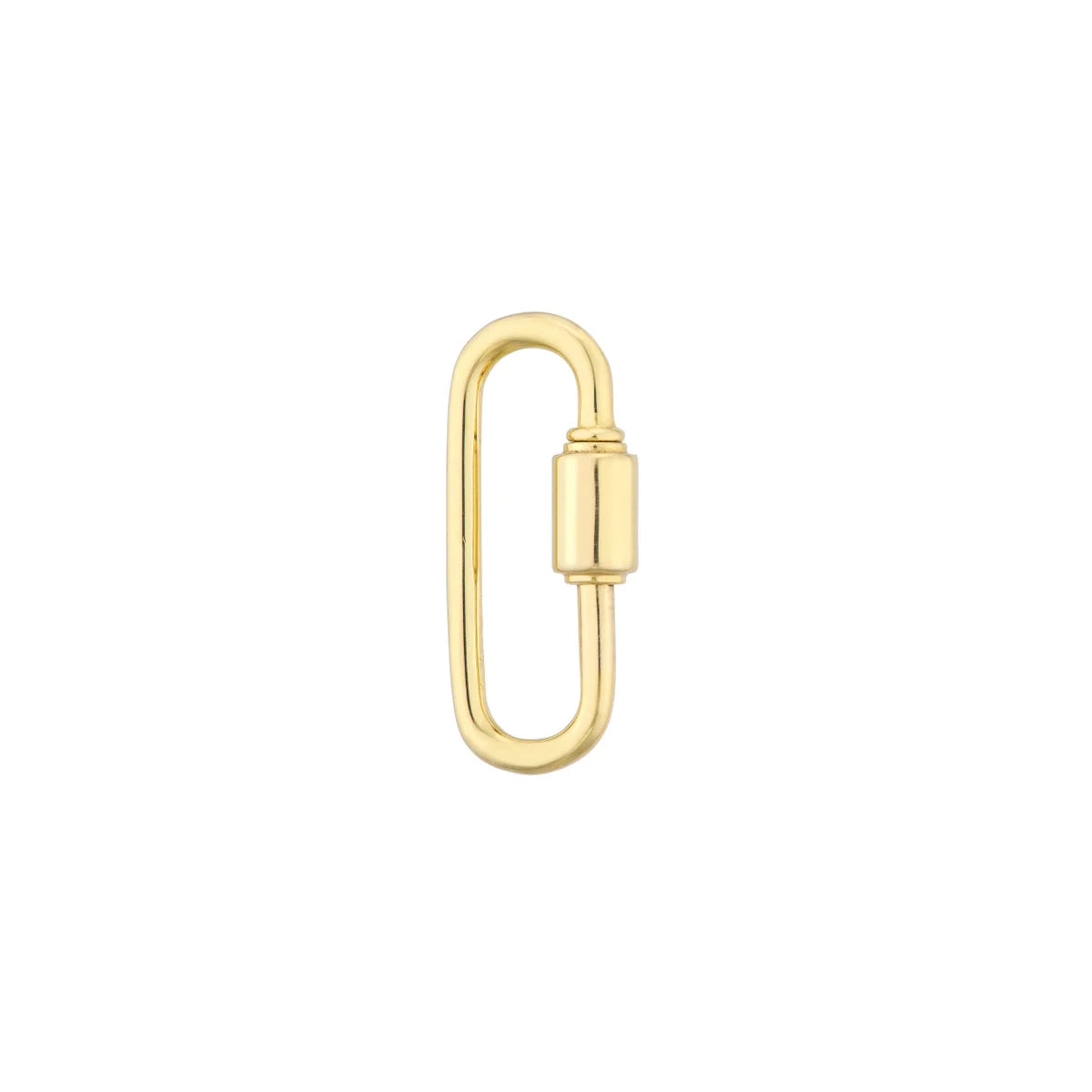 14K GOLD CARABINER LOCK