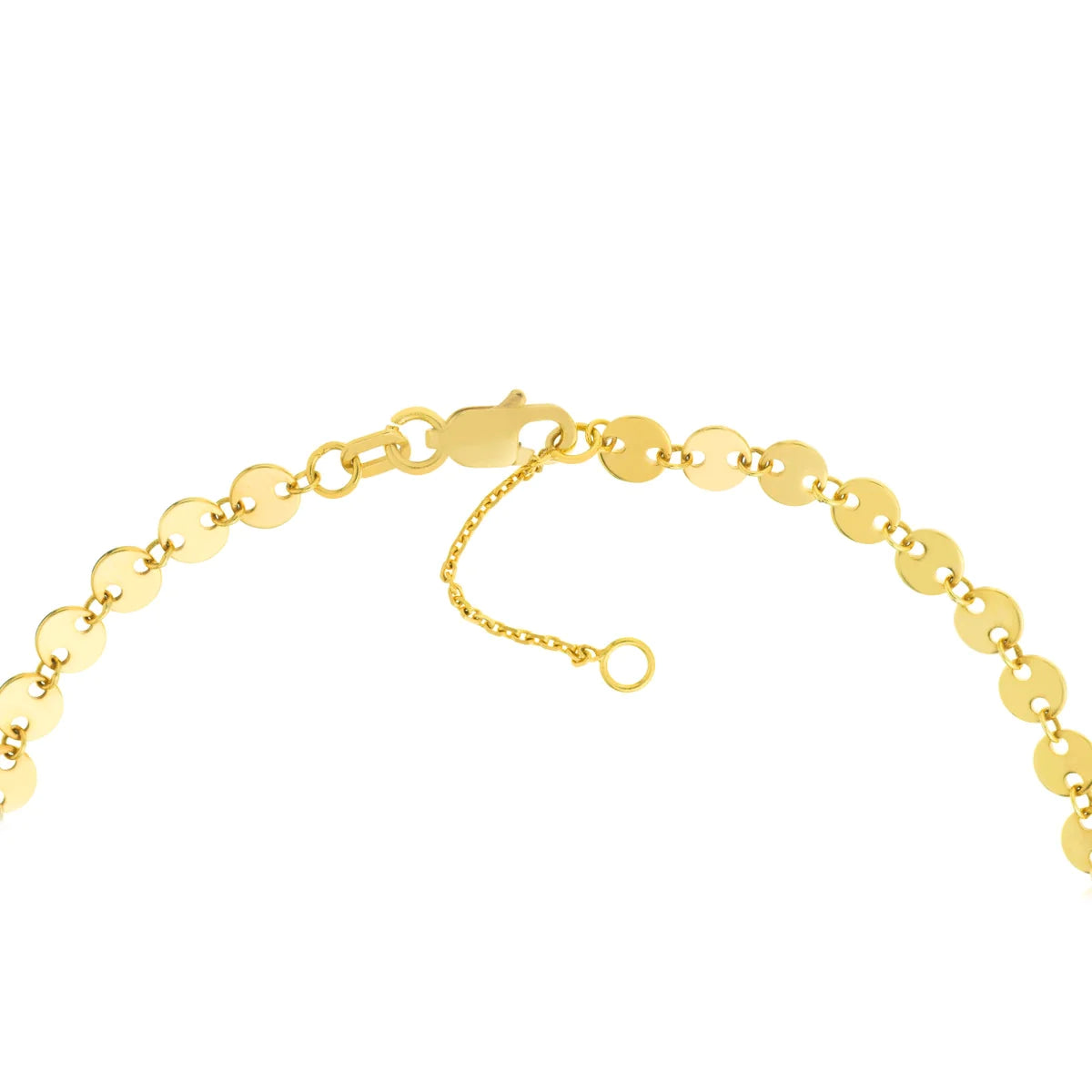 14K GOLD DISC ANKLET