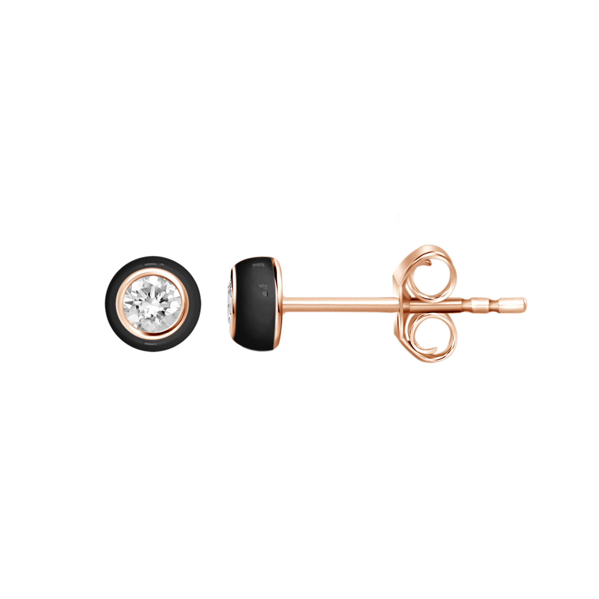DIAMOND ENAMEL STUDS