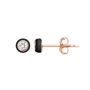 DIAMOND ENAMEL STUDS