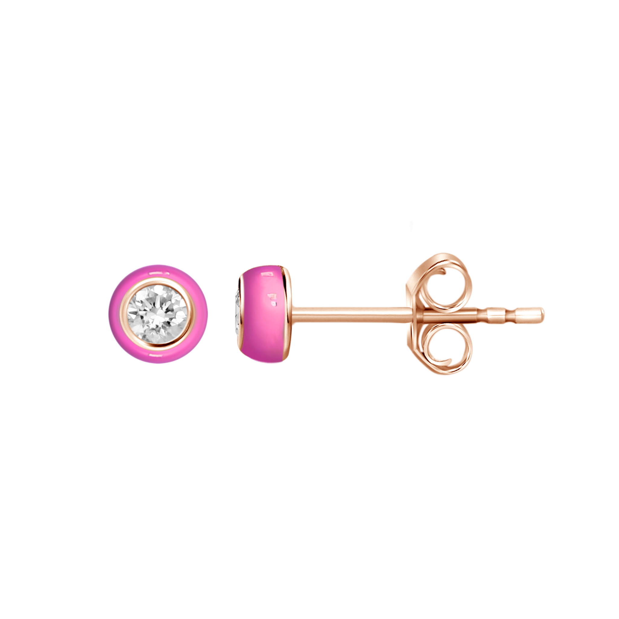 DIAMOND ENAMEL STUDS