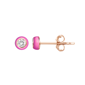 DIAMOND ENAMEL STUDS