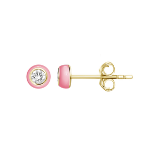 DIAMOND ENAMEL STUDS