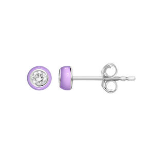 DIAMOND ENAMEL STUDS