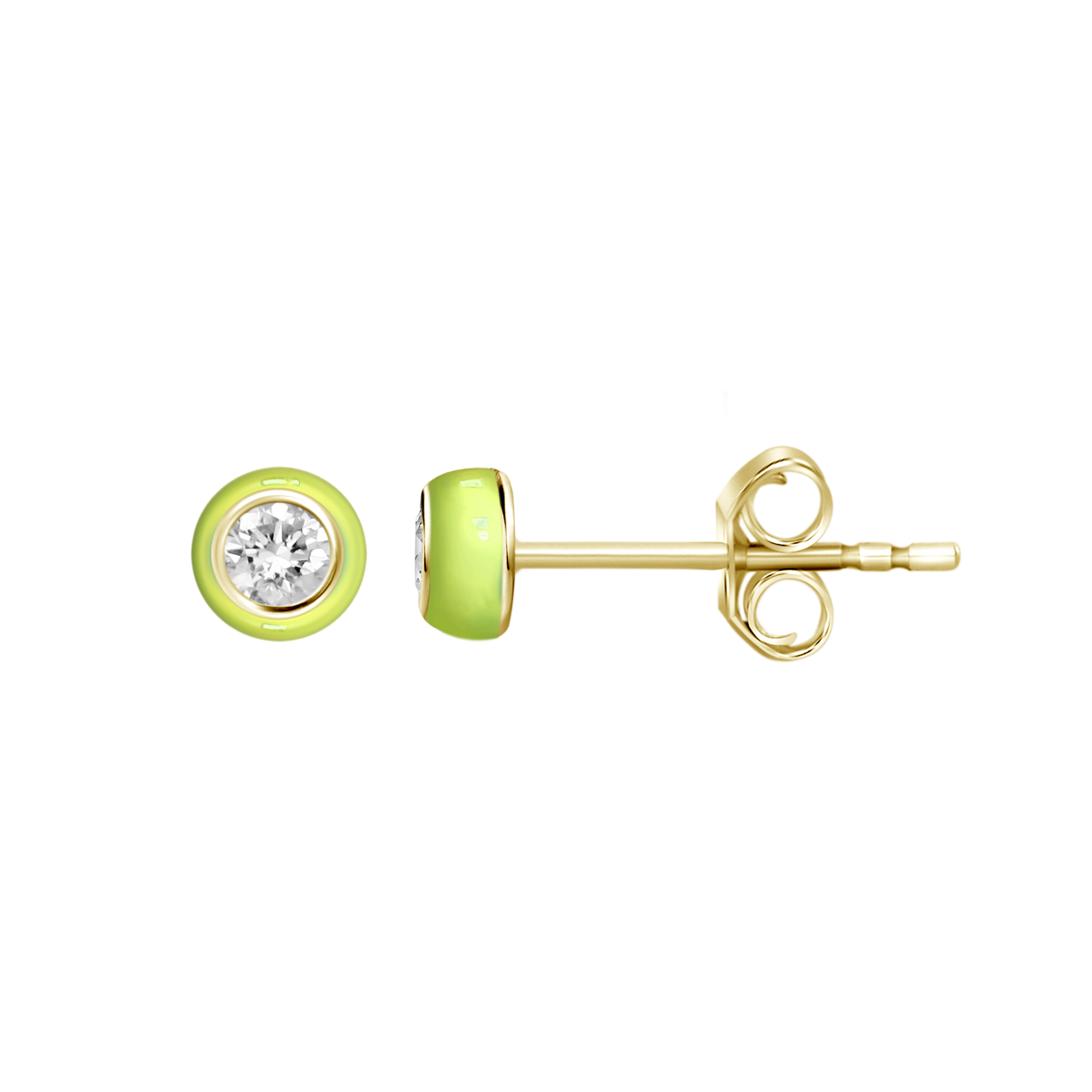 DIAMOND ENAMEL STUDS