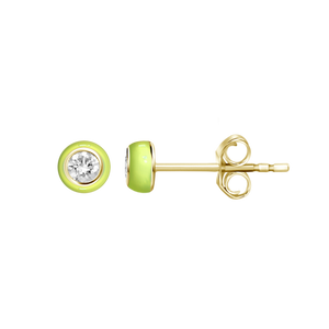 DIAMOND ENAMEL STUDS