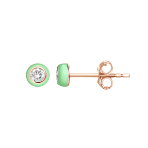 DIAMOND ENAMEL STUDS