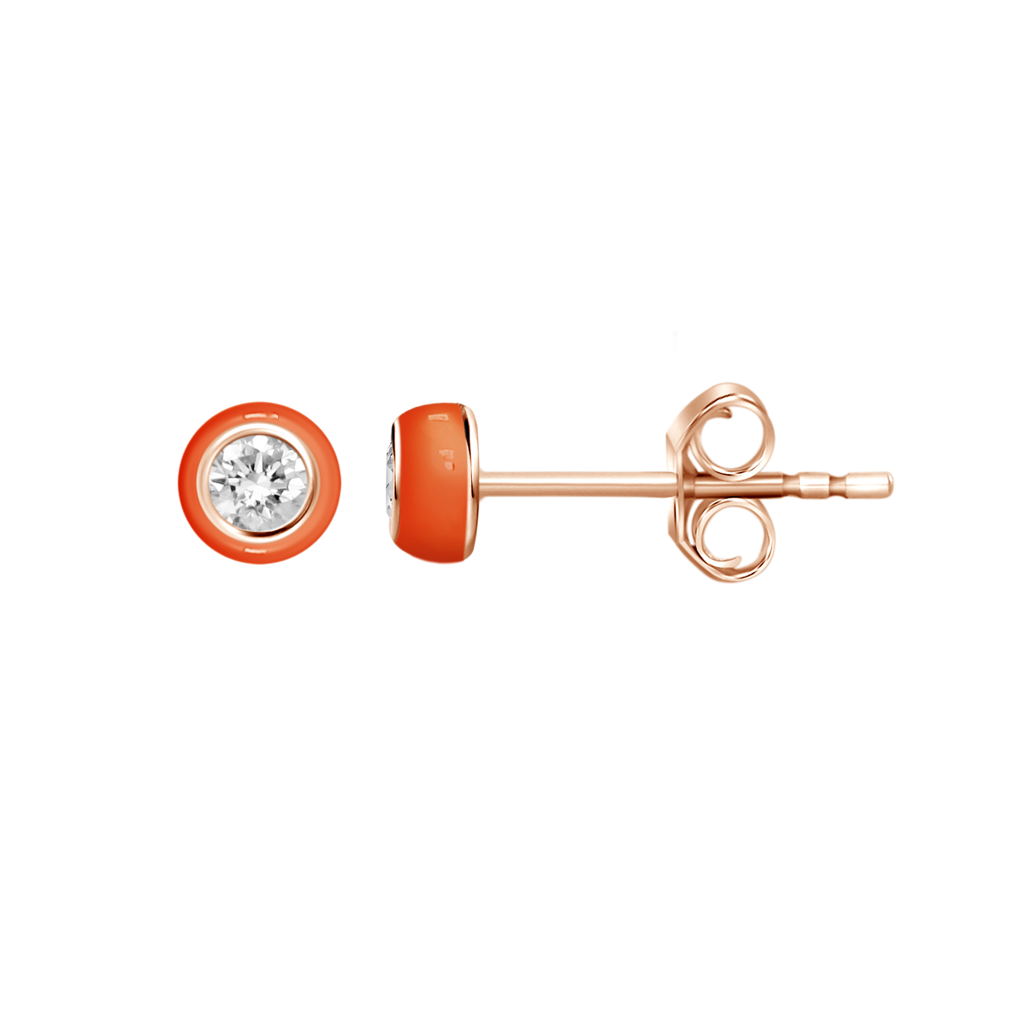 DIAMOND ENAMEL STUDS