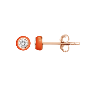 DIAMOND ENAMEL STUDS