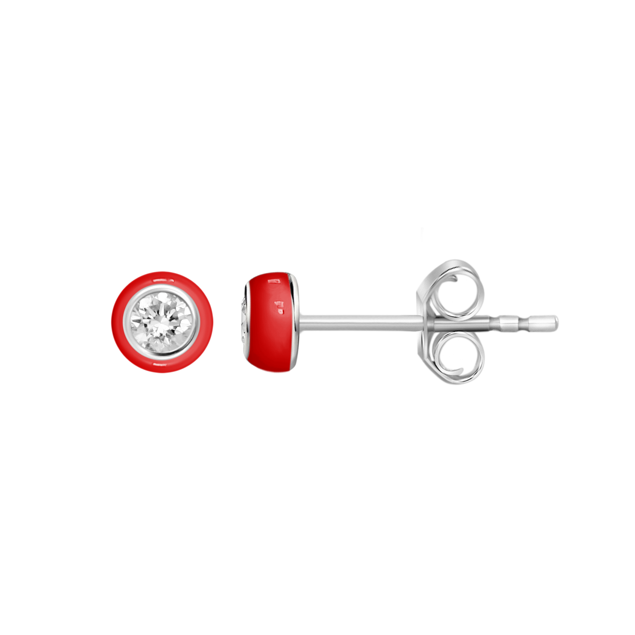 DIAMOND ENAMEL STUDS
