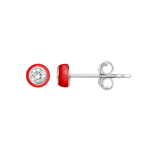 DIAMOND ENAMEL STUDS