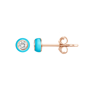 DIAMOND ENAMEL STUDS