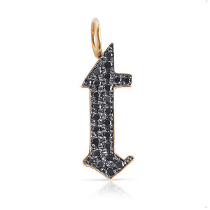 Diamond Gothic Initial Charm – 770 Fine Jewelry